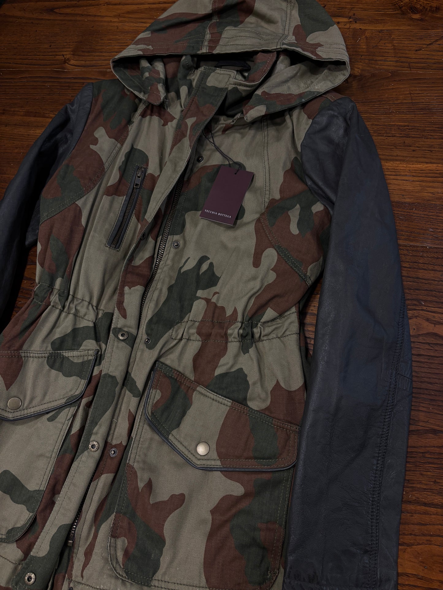 Rework parka leather tg.42/44