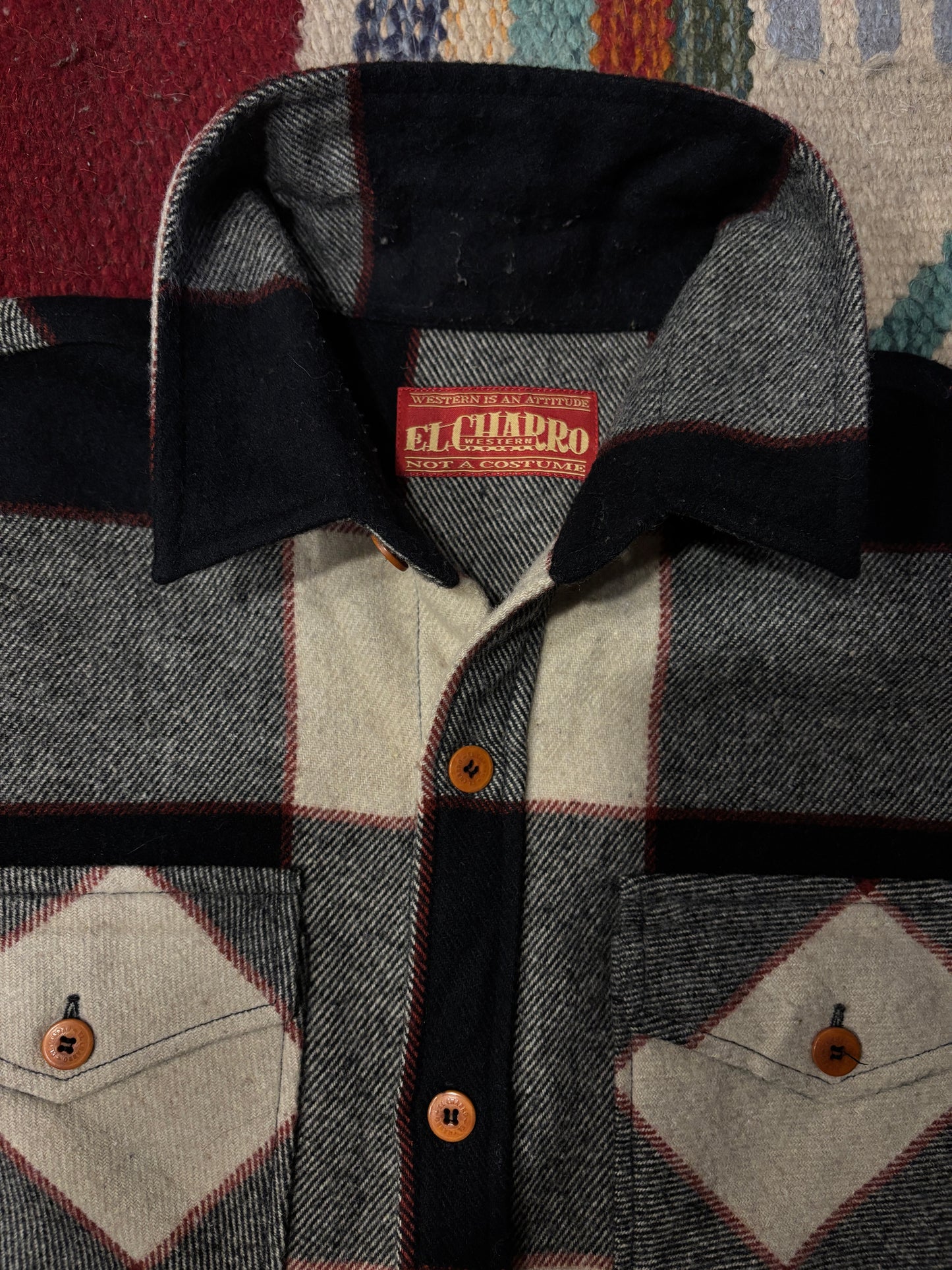 Flannel shirt charro usa tg.M/L