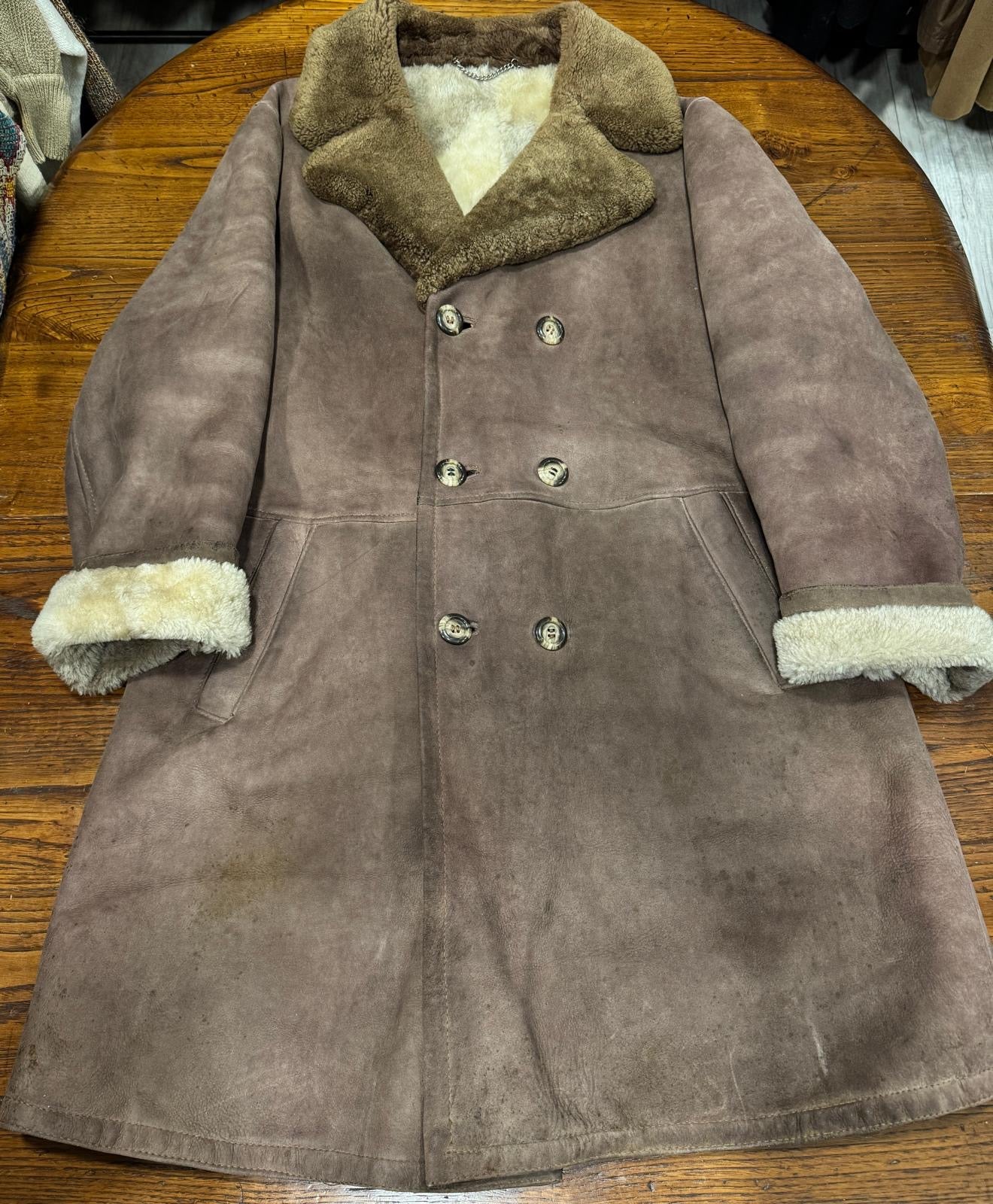 Shearling doppiopetto tg.46/48