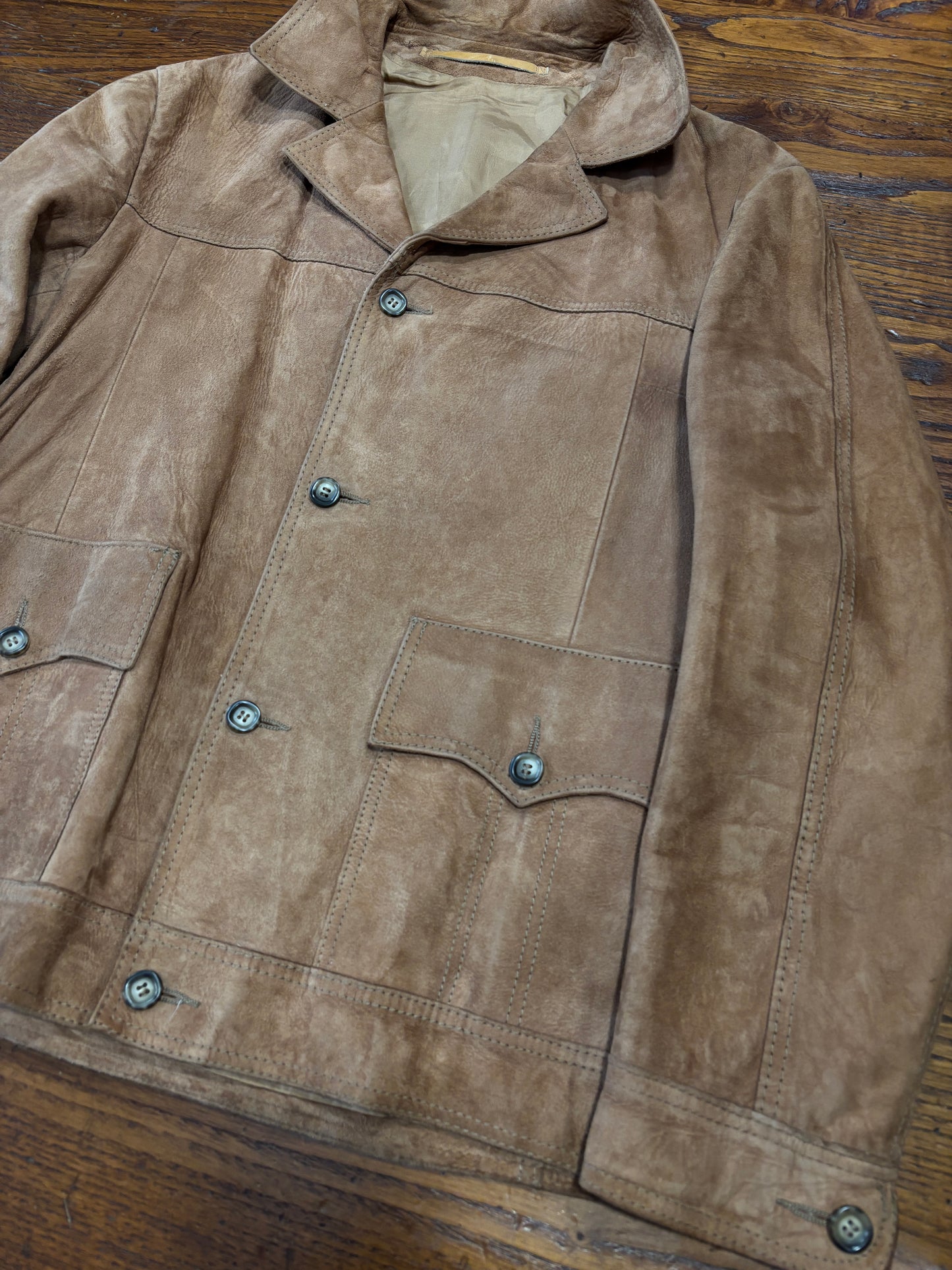 Giacca country camoscio tg.48/50