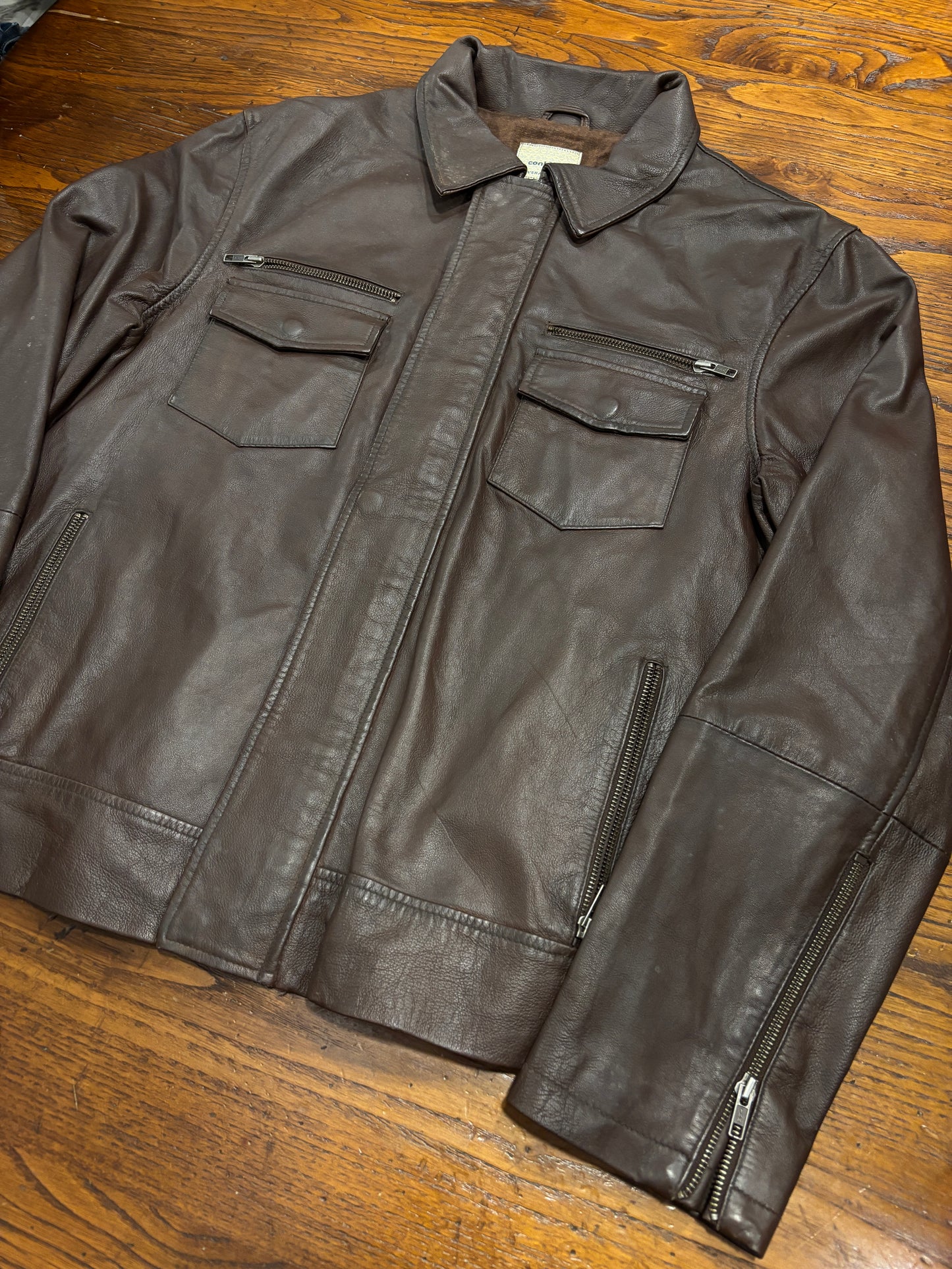 Giacca pelle tg. 46/48