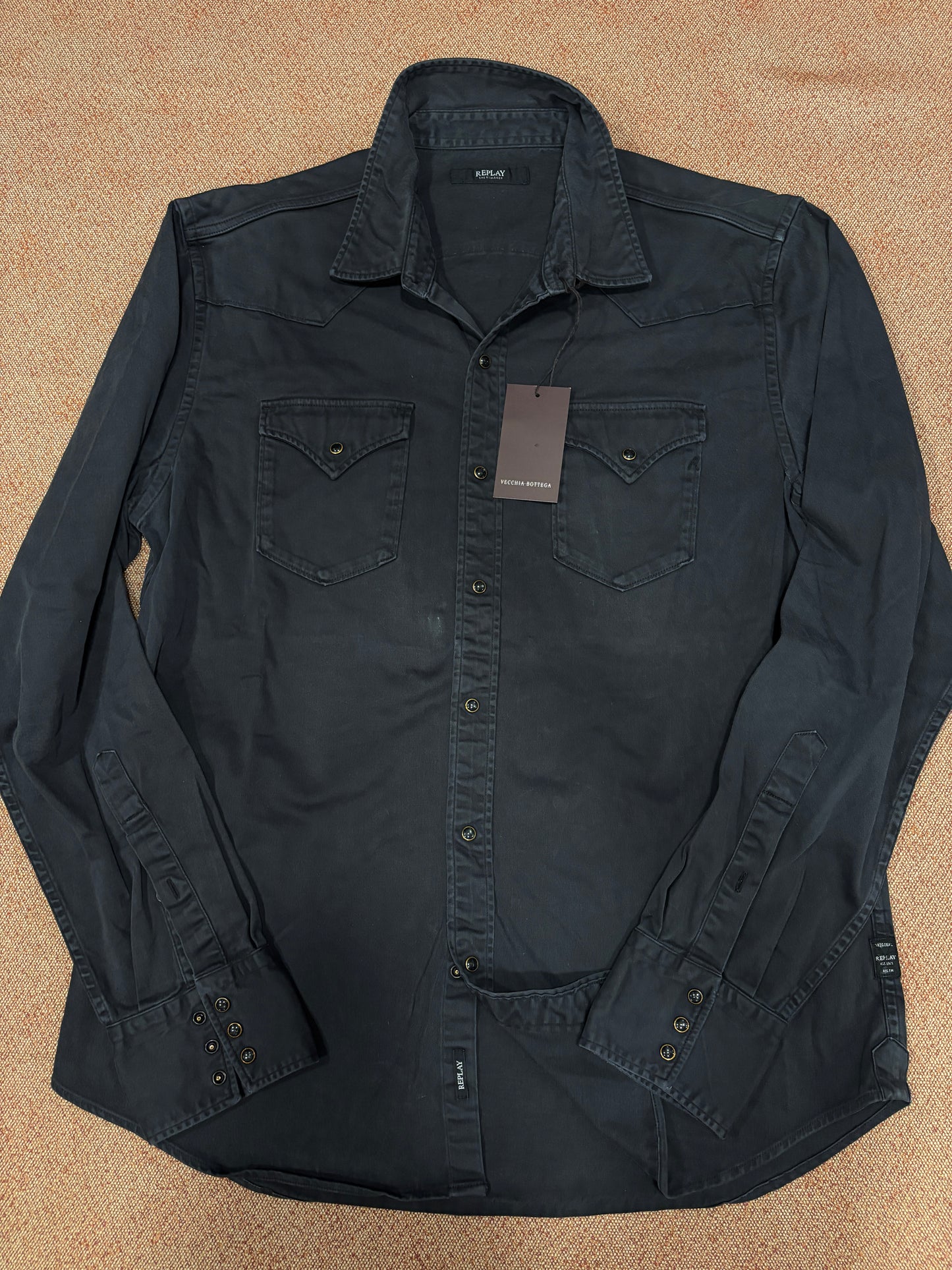 denim lee black tg.42/44 cod176