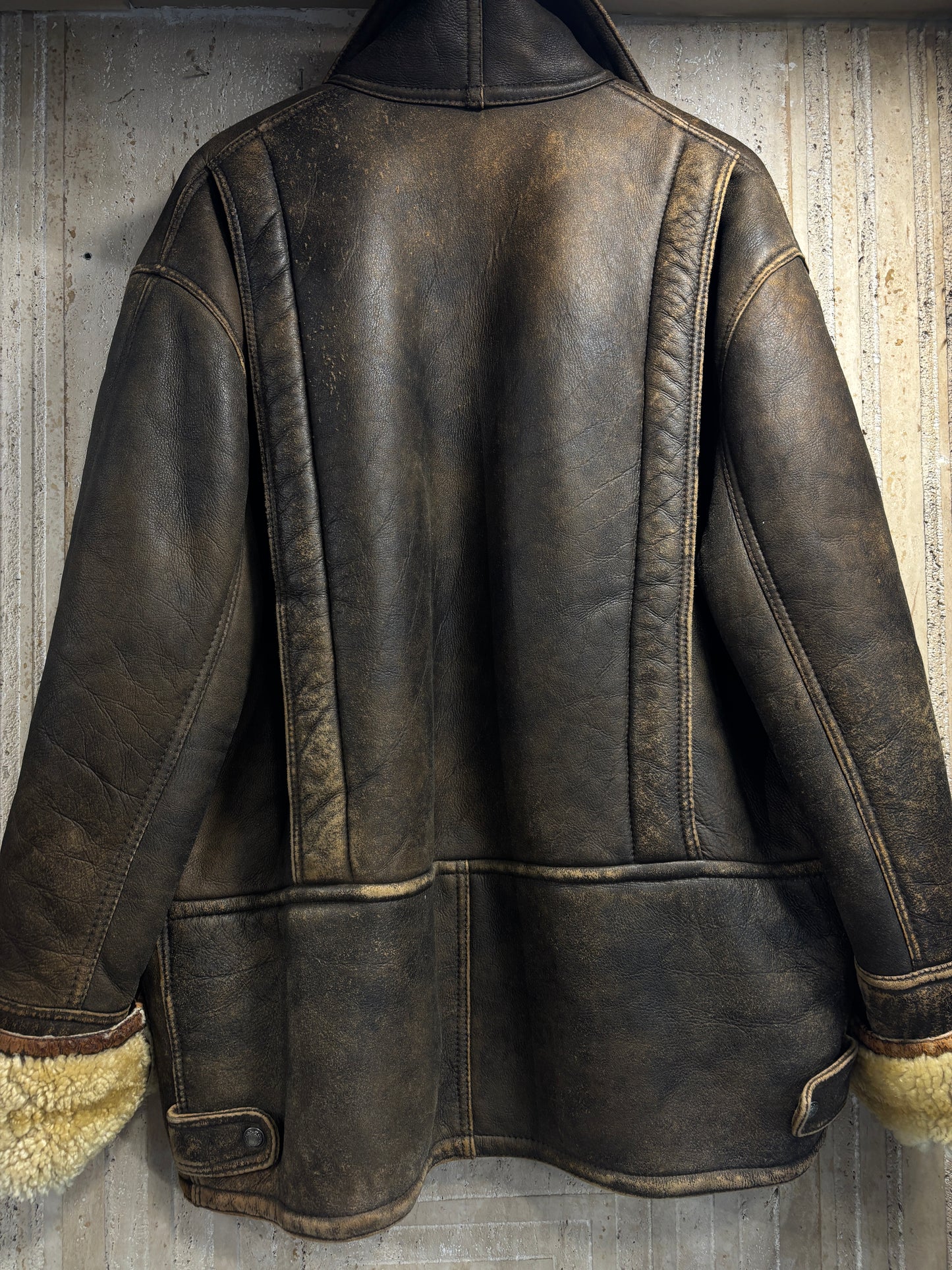 Montone shearling martellato tg.48/50