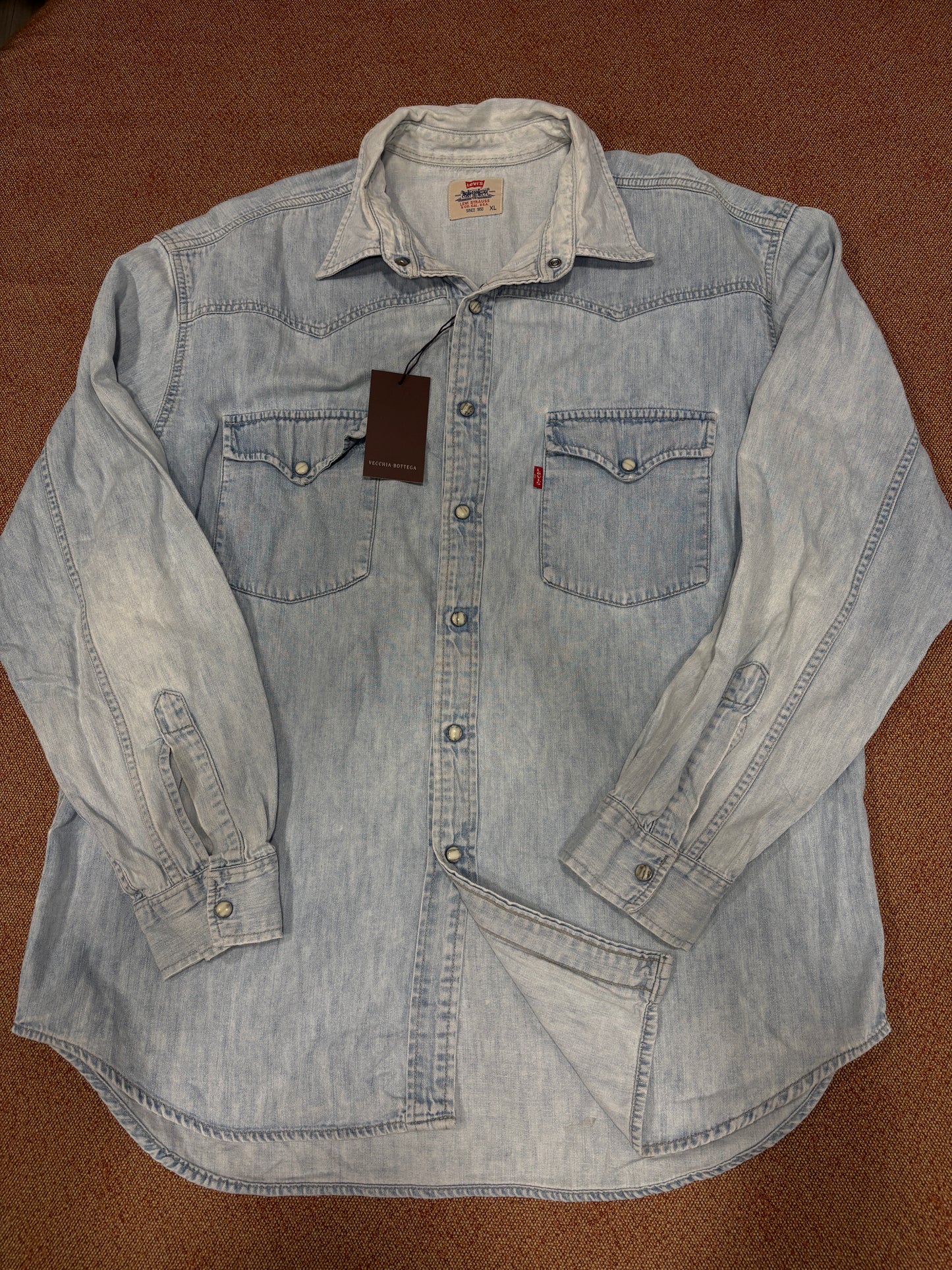 Denim western levi’s tg.50/52 cod171