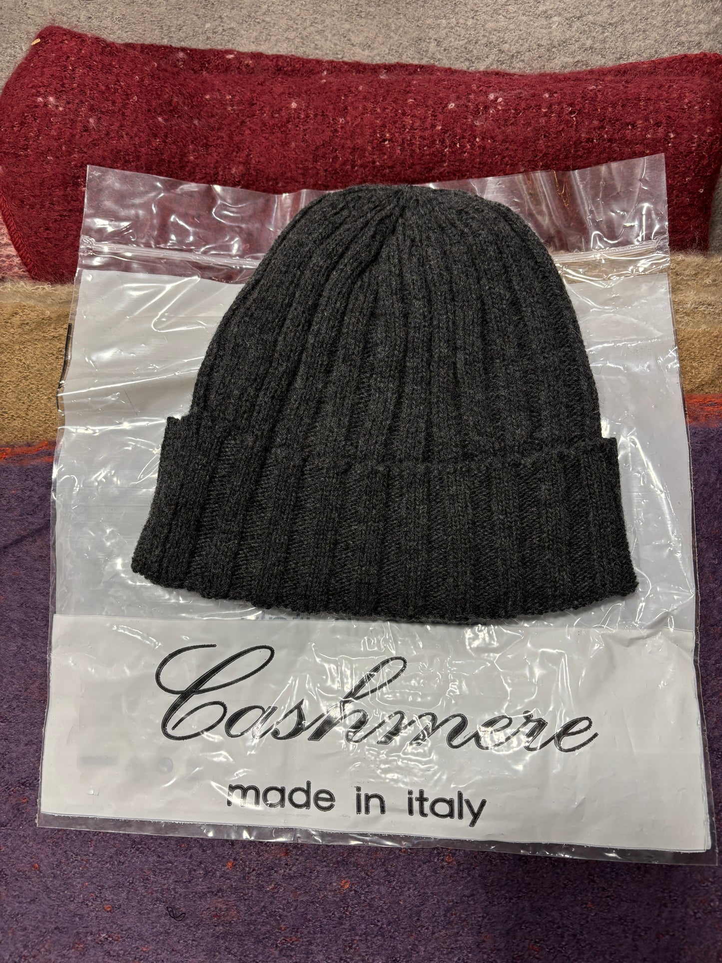 Berretto misto cashmere