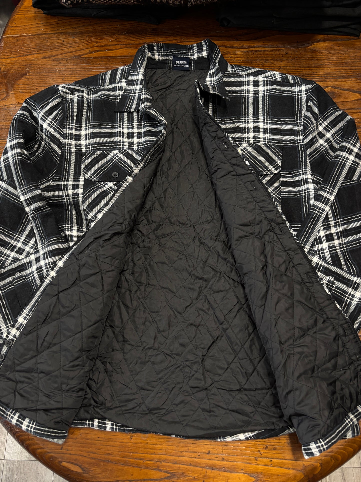 Flannel shirt trapuntata tg.48/50