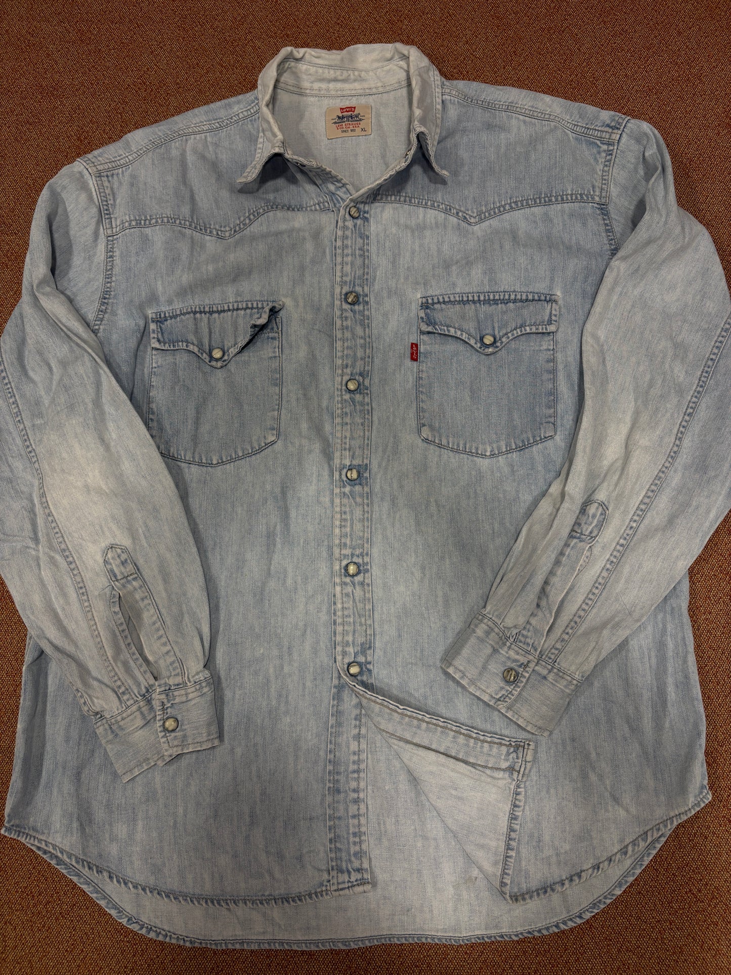Denim levi’s western tg.48/50 cod170