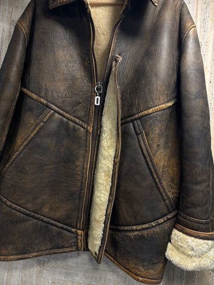 Montone shearling martellato tg.48/50