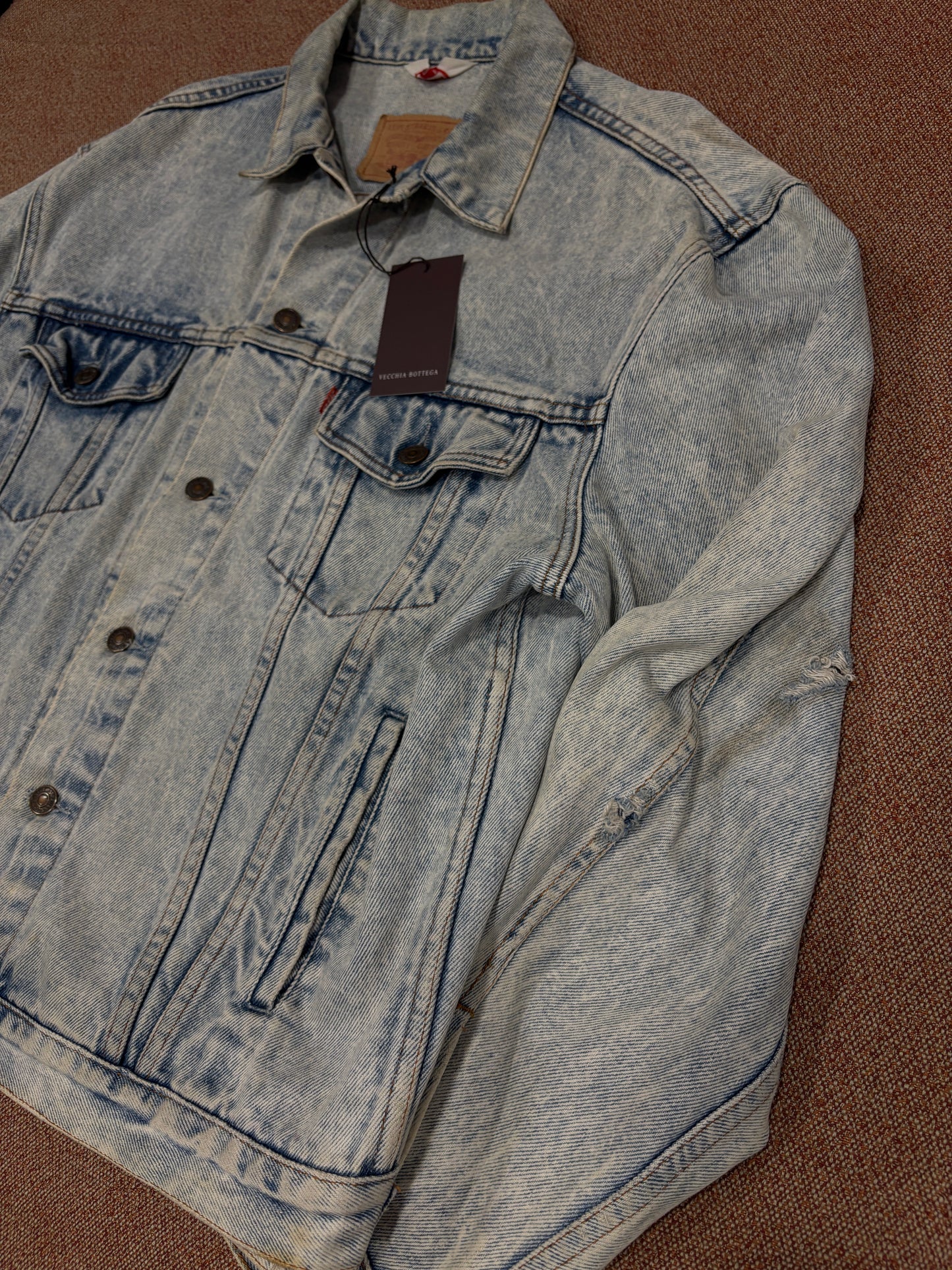 Denim jacket levi’s west martellato tg.50/52