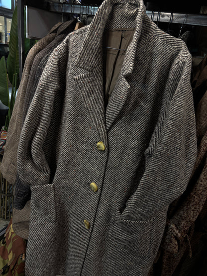 Cappotto spigato oversize tg.42/44