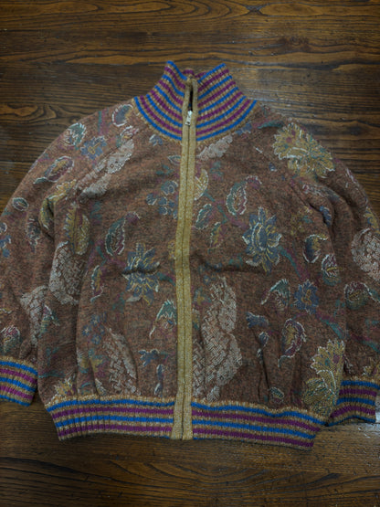 Cardigan zip stile etró tg.44/46