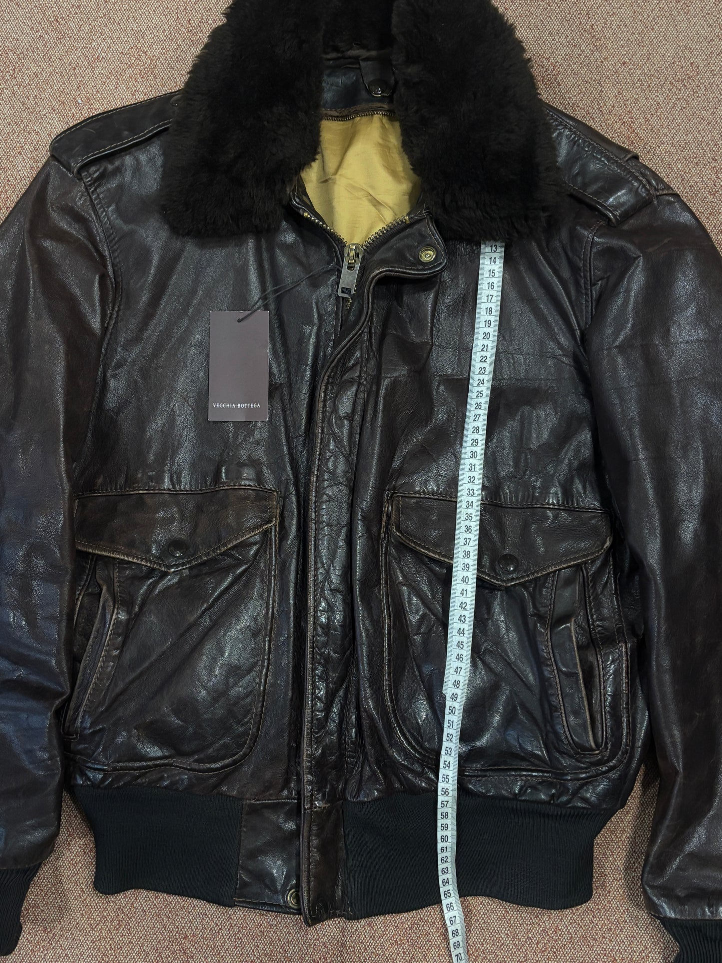 Schott leather bomber 80’