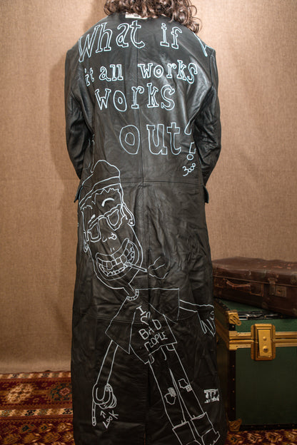 Leather coat rework by 3000