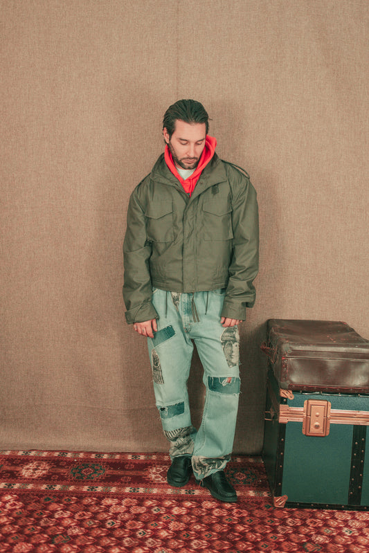 homme de la coupe Field Jacket x 3000