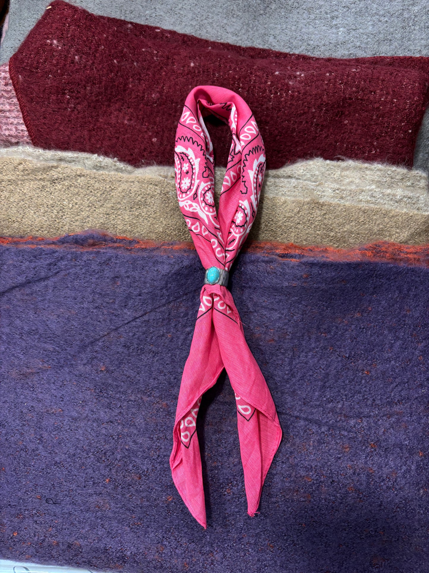 Bandana western con anello