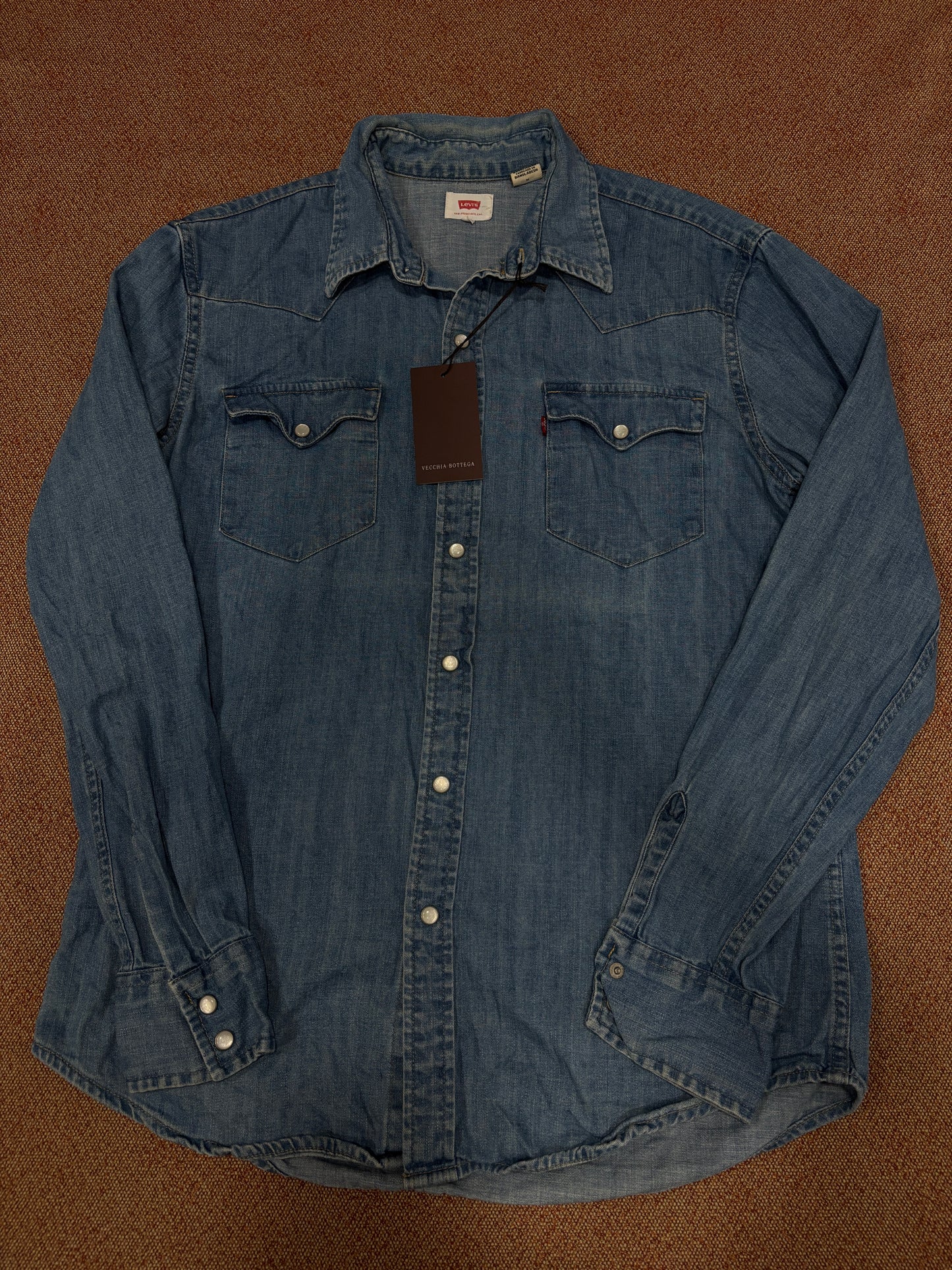 Denim shirt levi’s tg.42/44 cod163