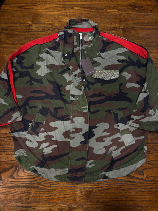 Veste camouflage Rework oversize taille 40/44