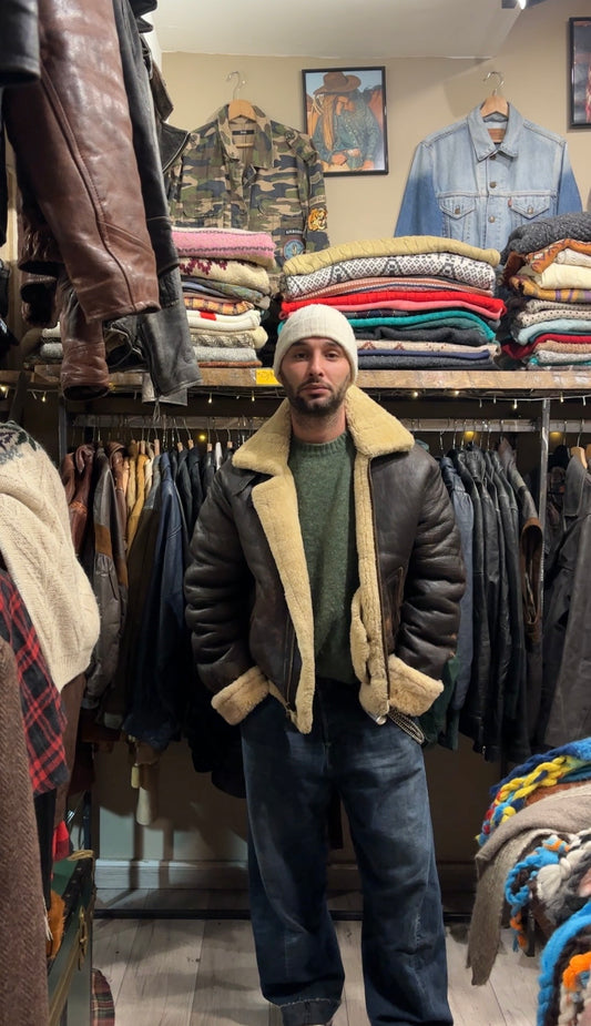 Aviator shearling anni 80’