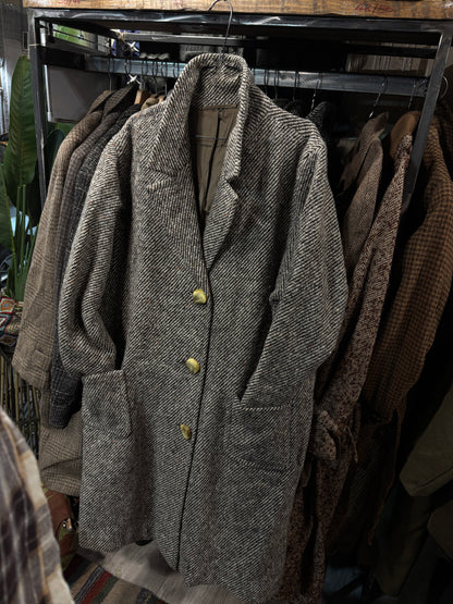 Cappotto spigato oversize tg.42/44