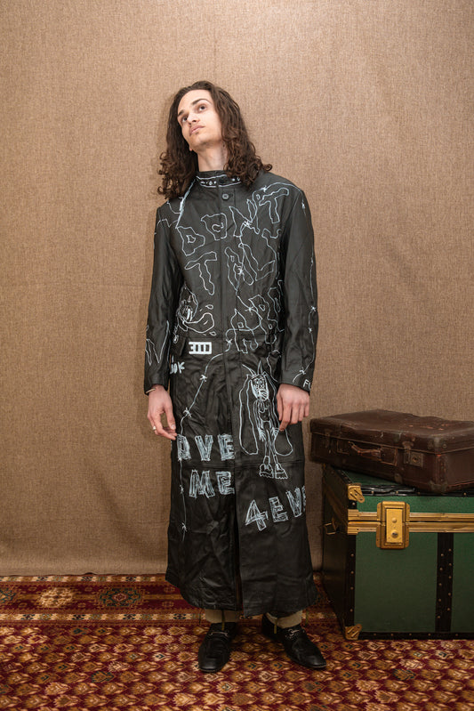 Leather coat rework by 3000