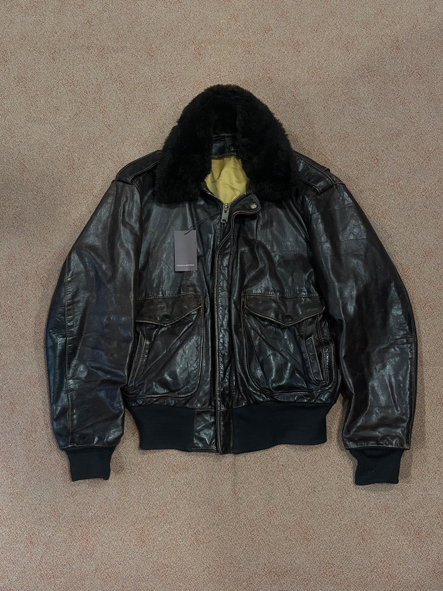 Schott leather bomber 80’