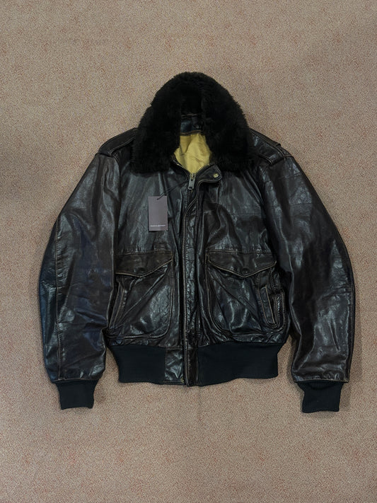 Schott leather bomber 80’