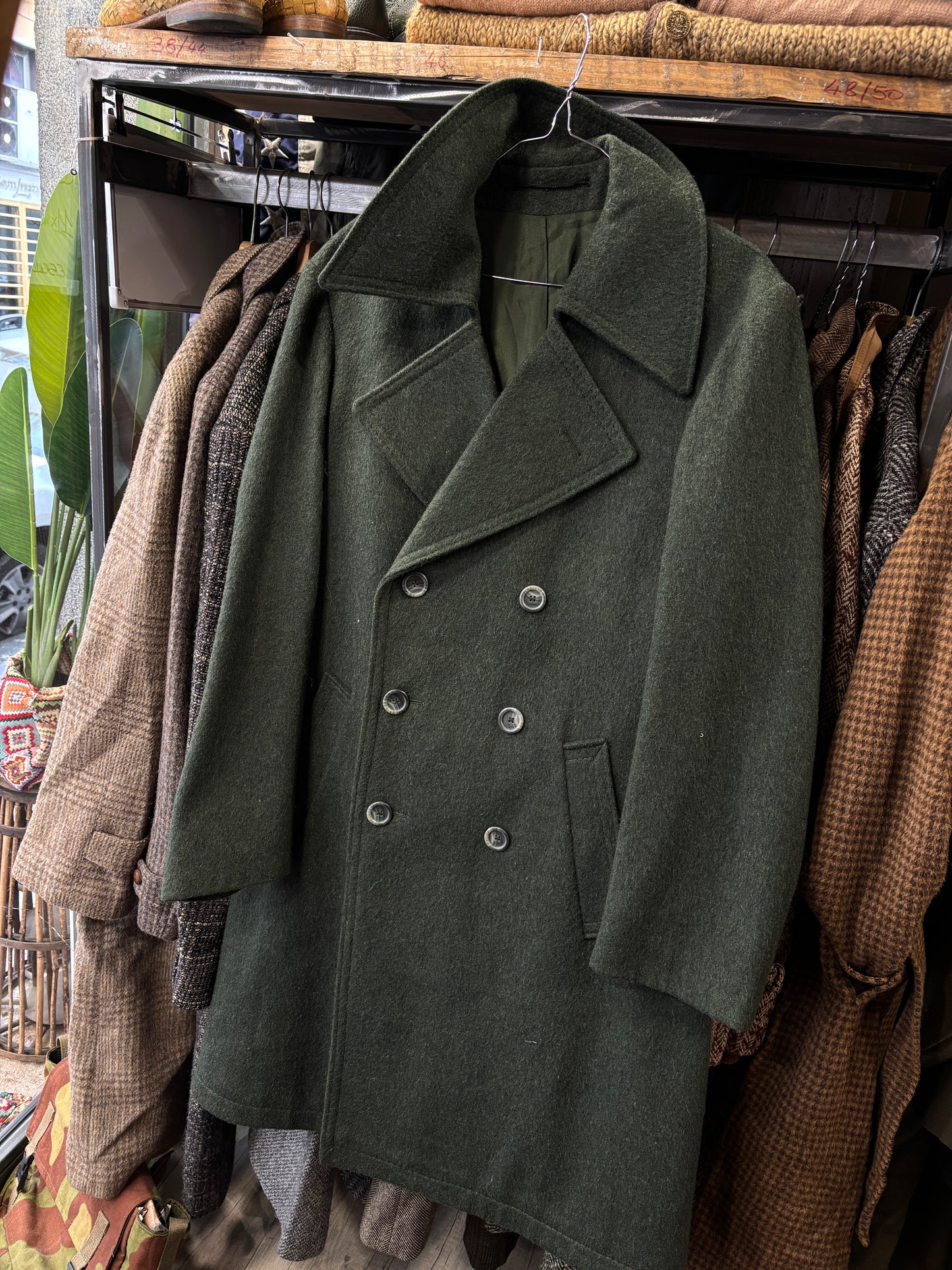 Cappotto doppiopetto marina tg.44/46