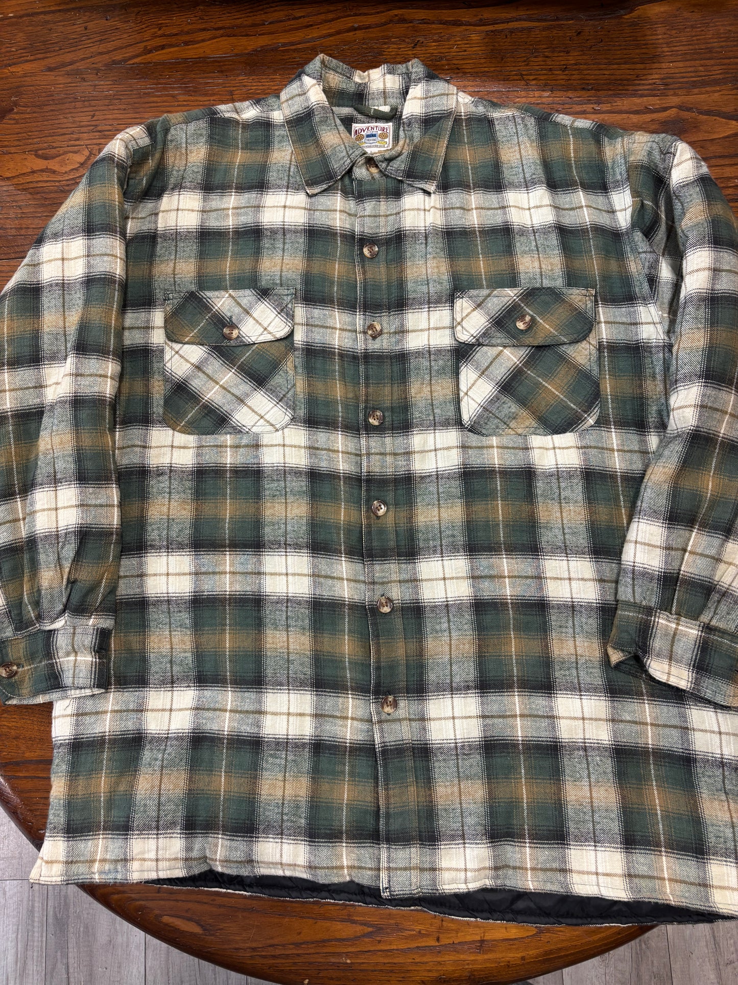 Flannel shirt trapuntata tg.52/54