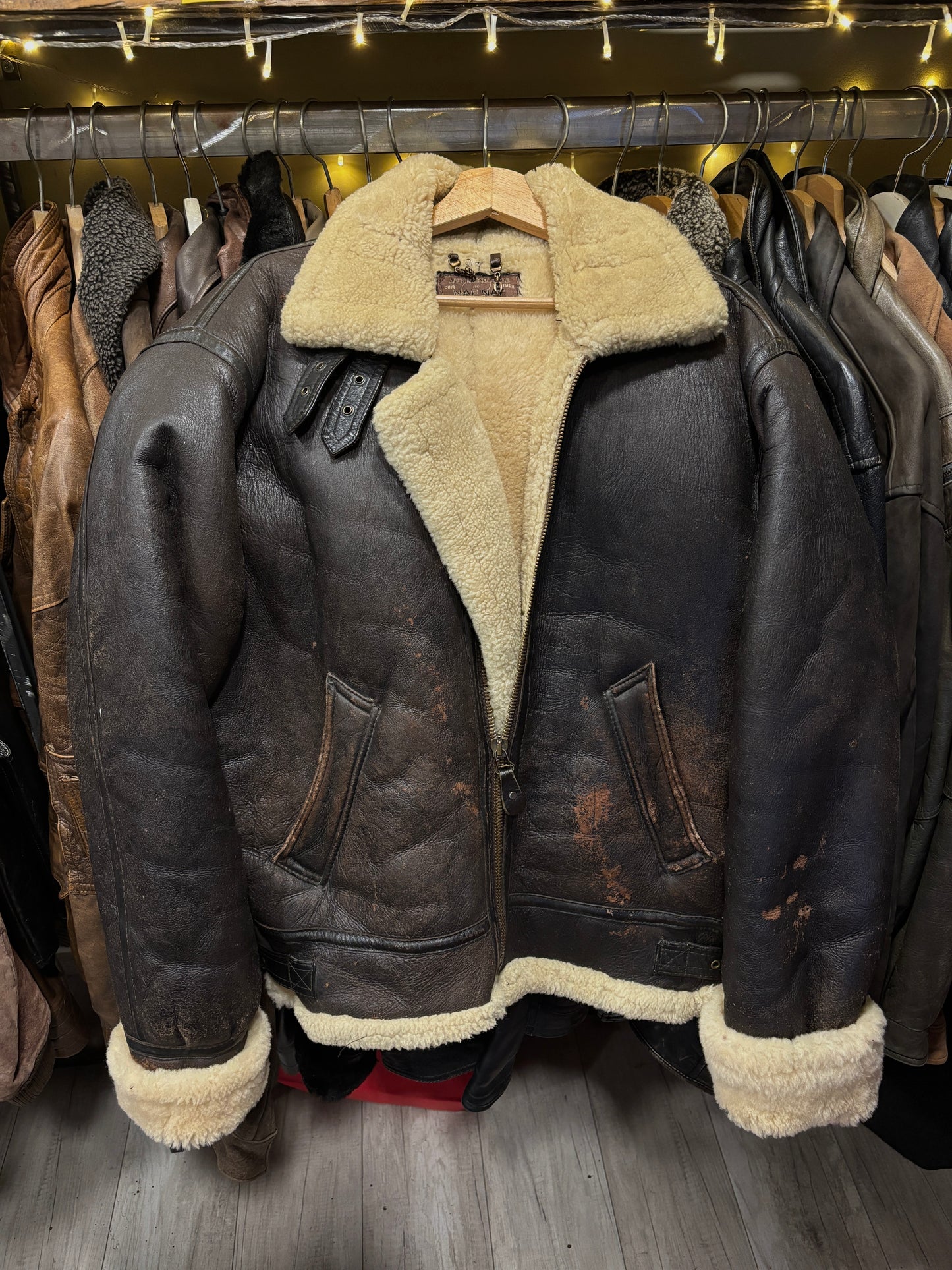 Aviator shearling anni 80’