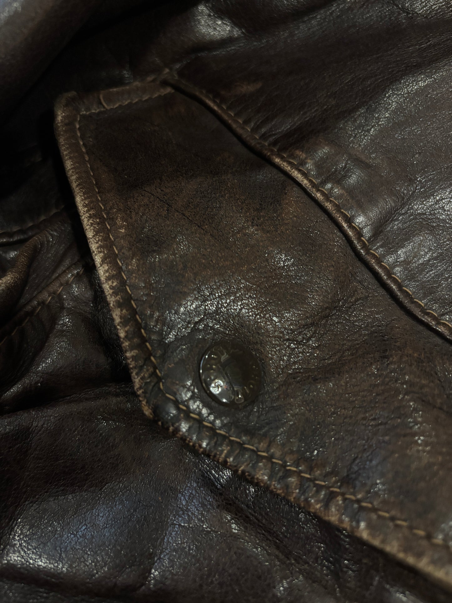 Schott leather bomber 80’