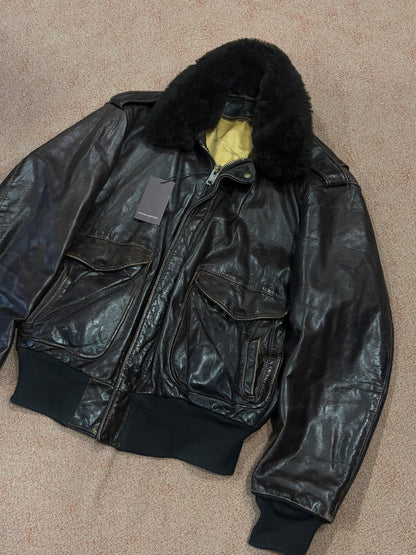 Schott leather bomber 80’