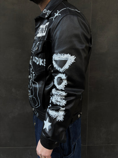 Rework leather jacket tg.M/L