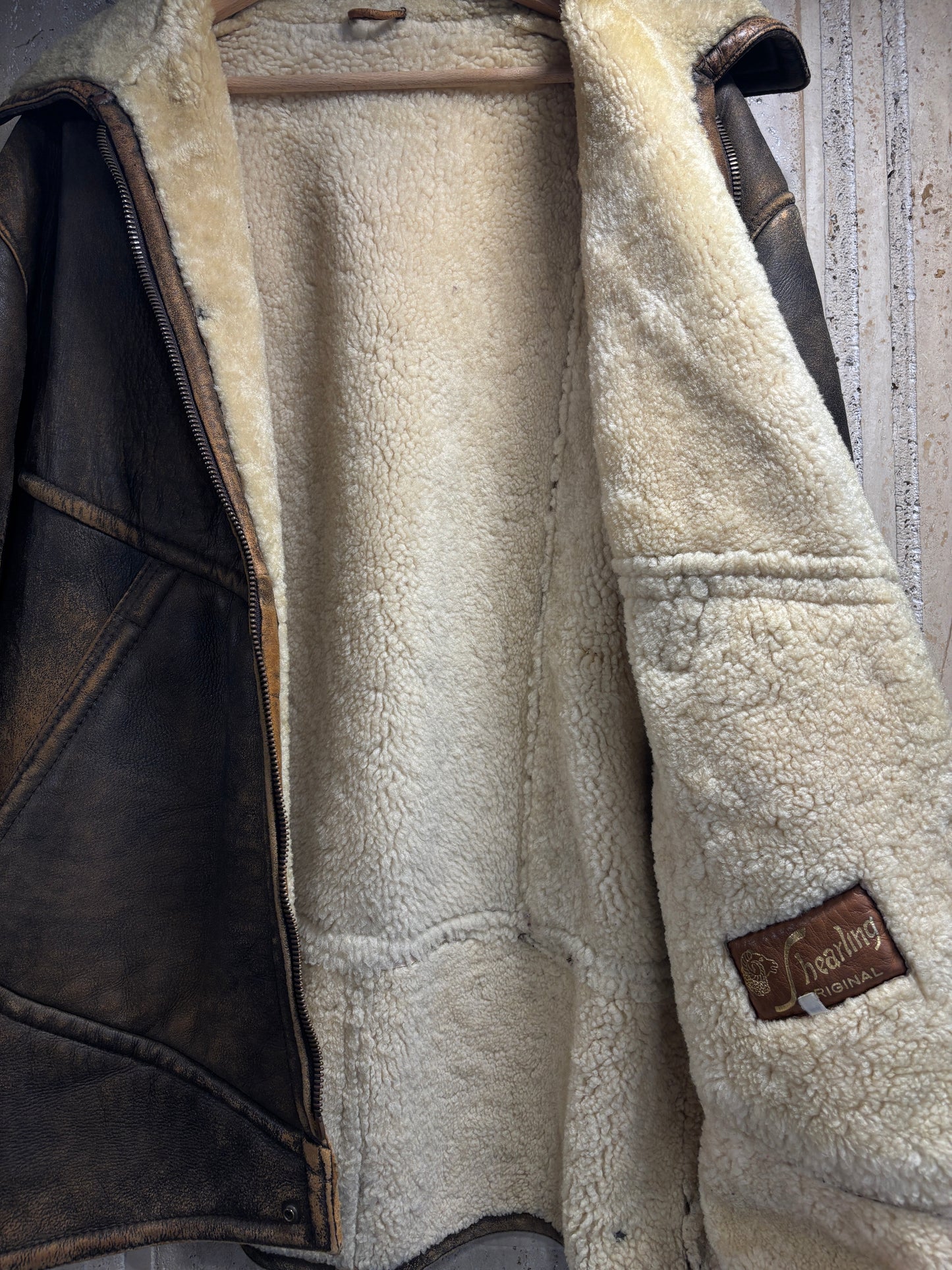 Montone shearling martellato tg.48/50