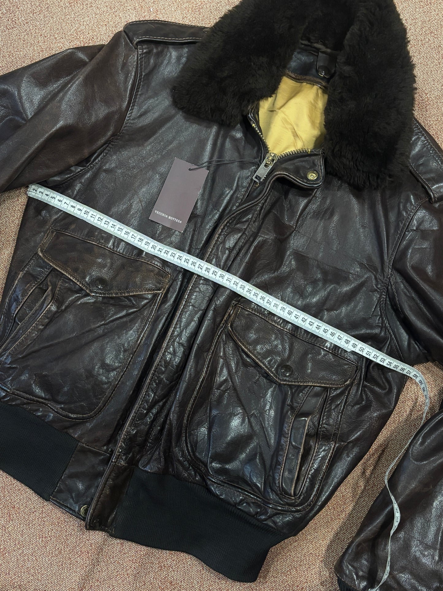 Schott leather bomber 80’