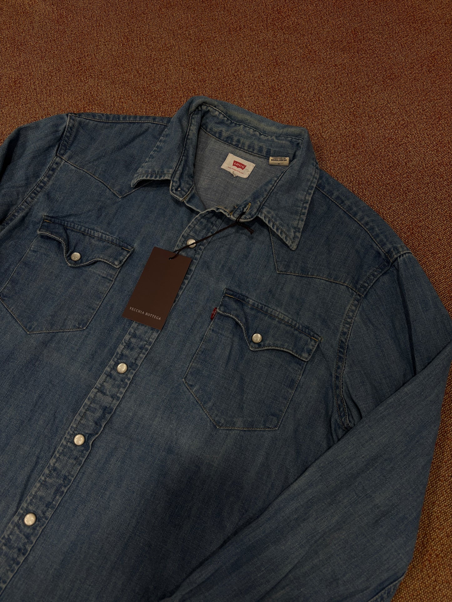 Denim shirt levi’s tg.42/44 cod163