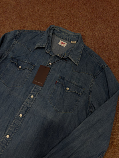 Denim shirt levi’s tg.42/44 cod163