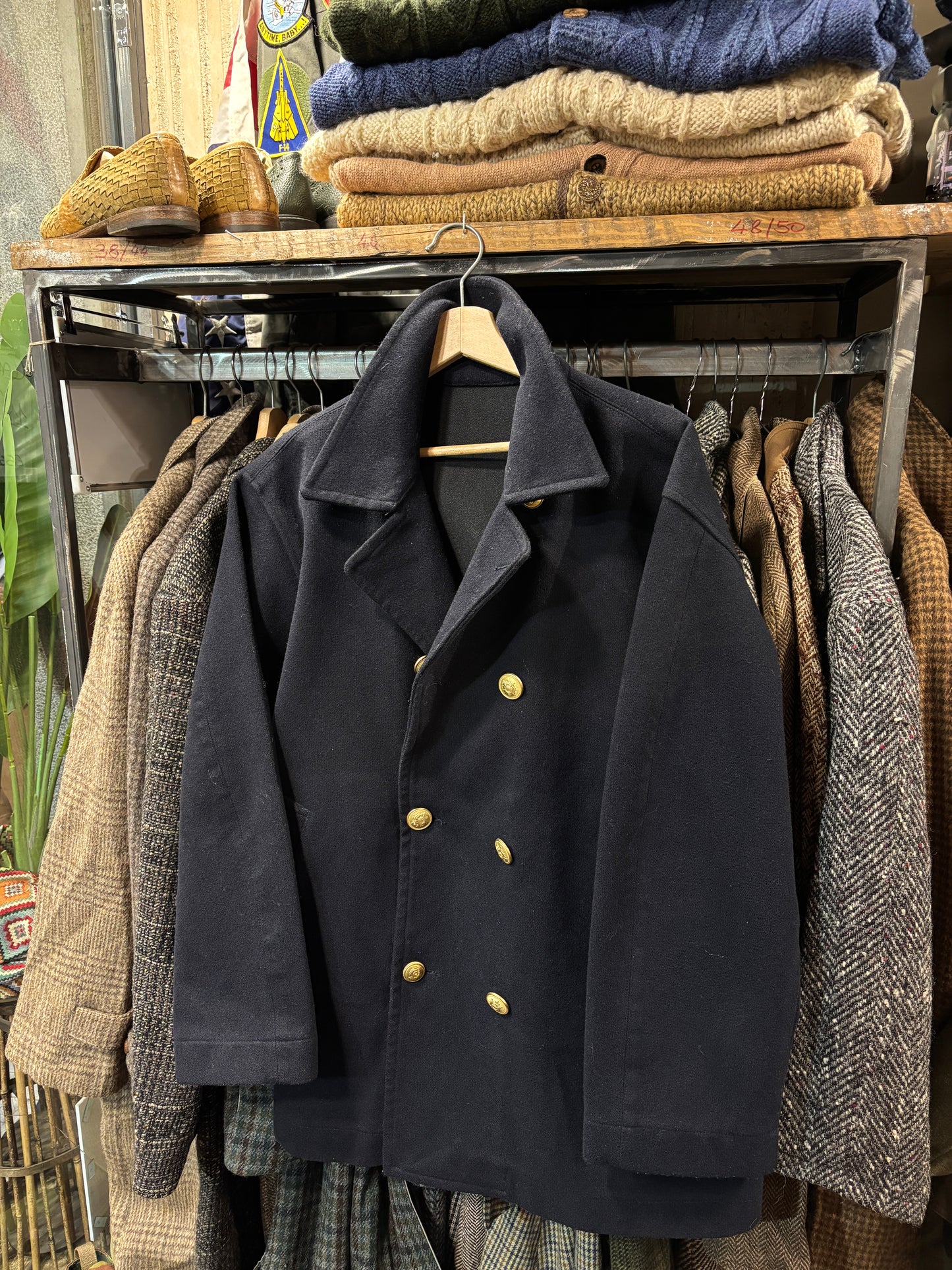Peacoat marina inglese tg.48/50