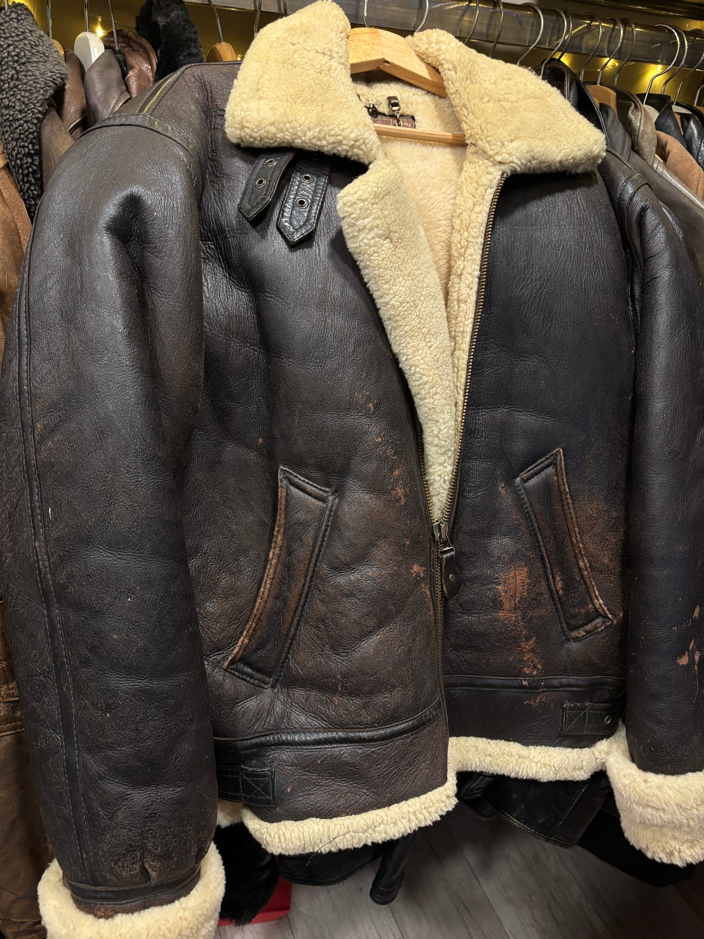 Aviator shearling anni 80’