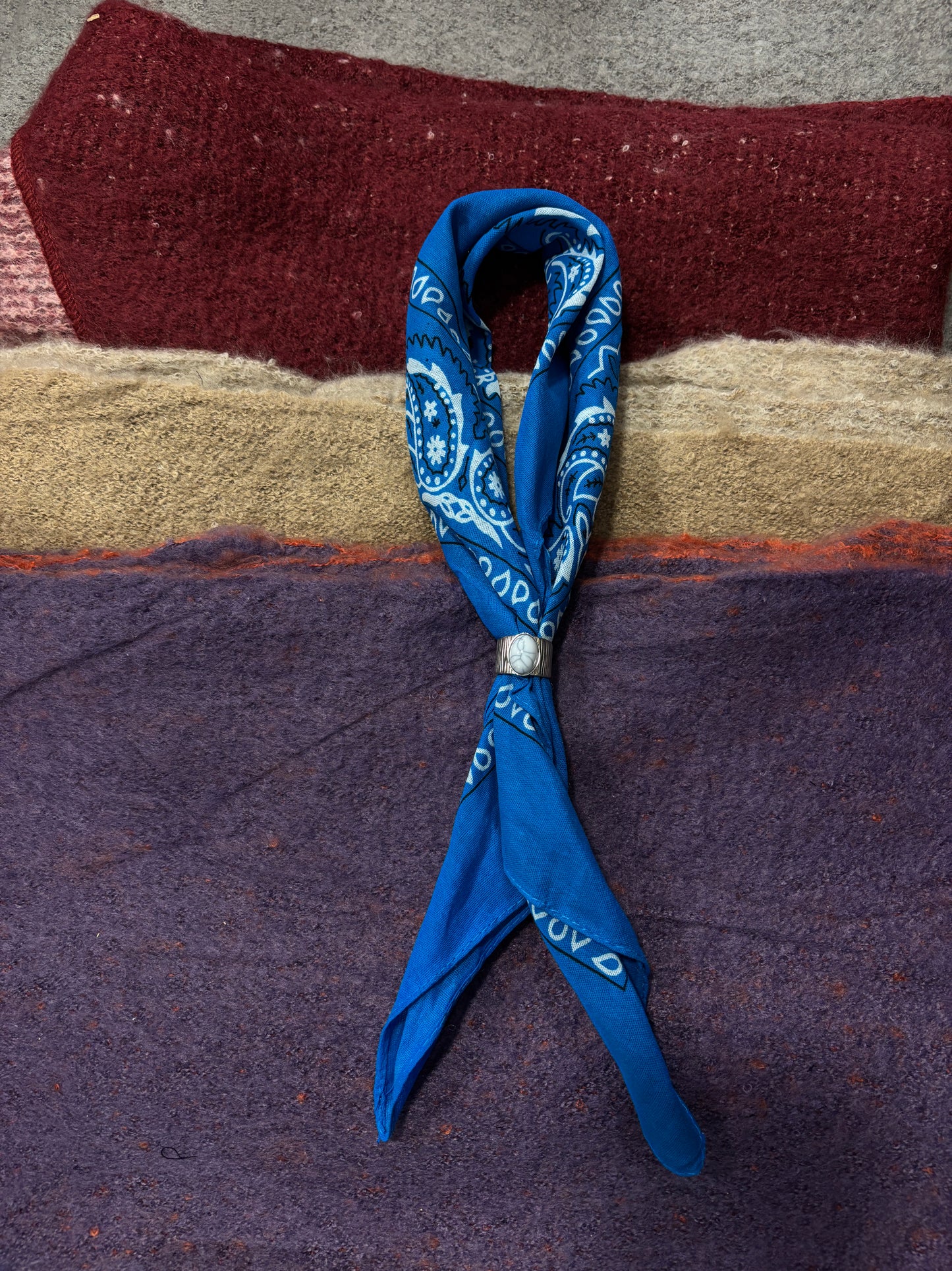 Bandana western con anello