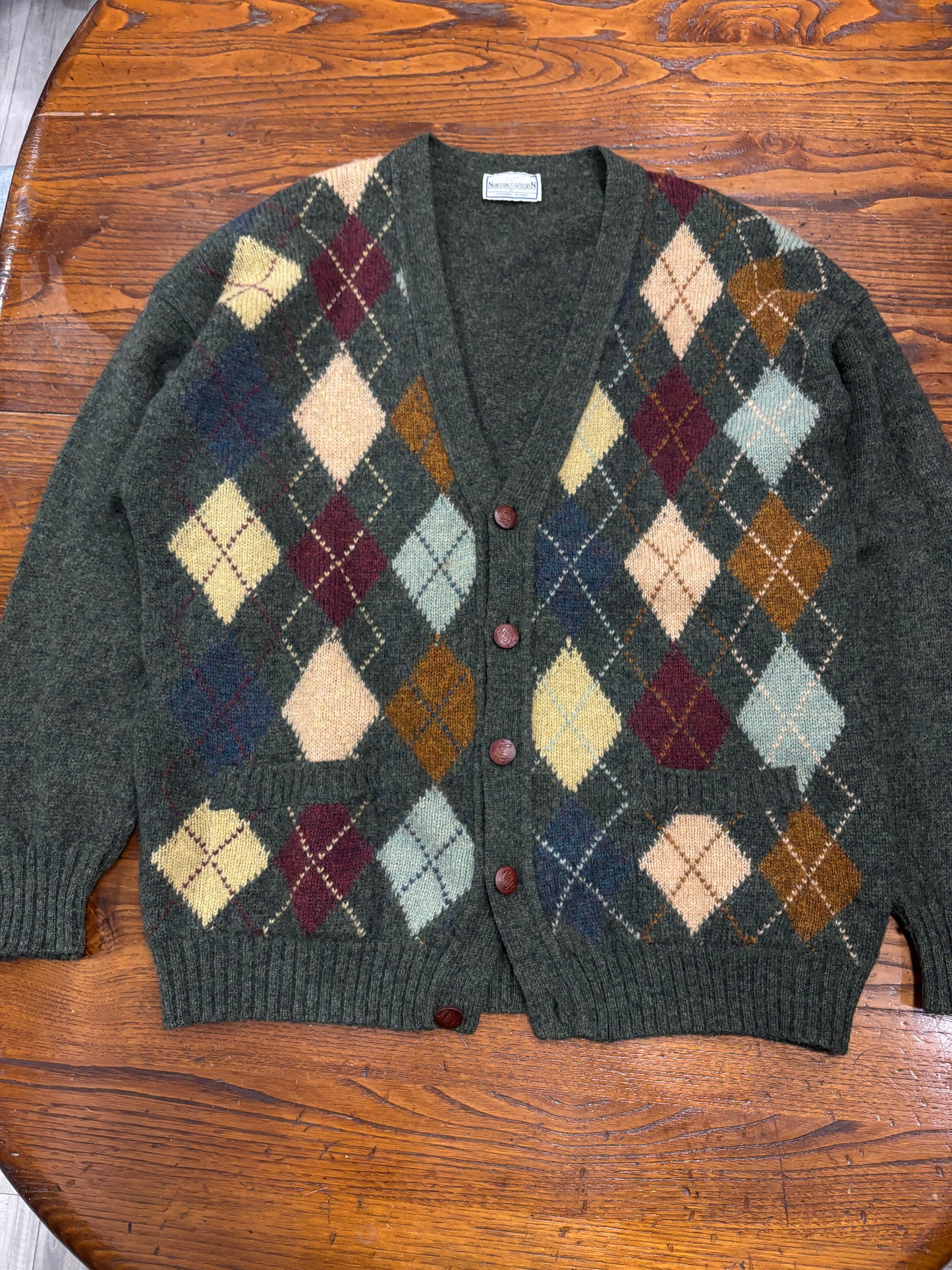 Cardigan rombi tg.50/52