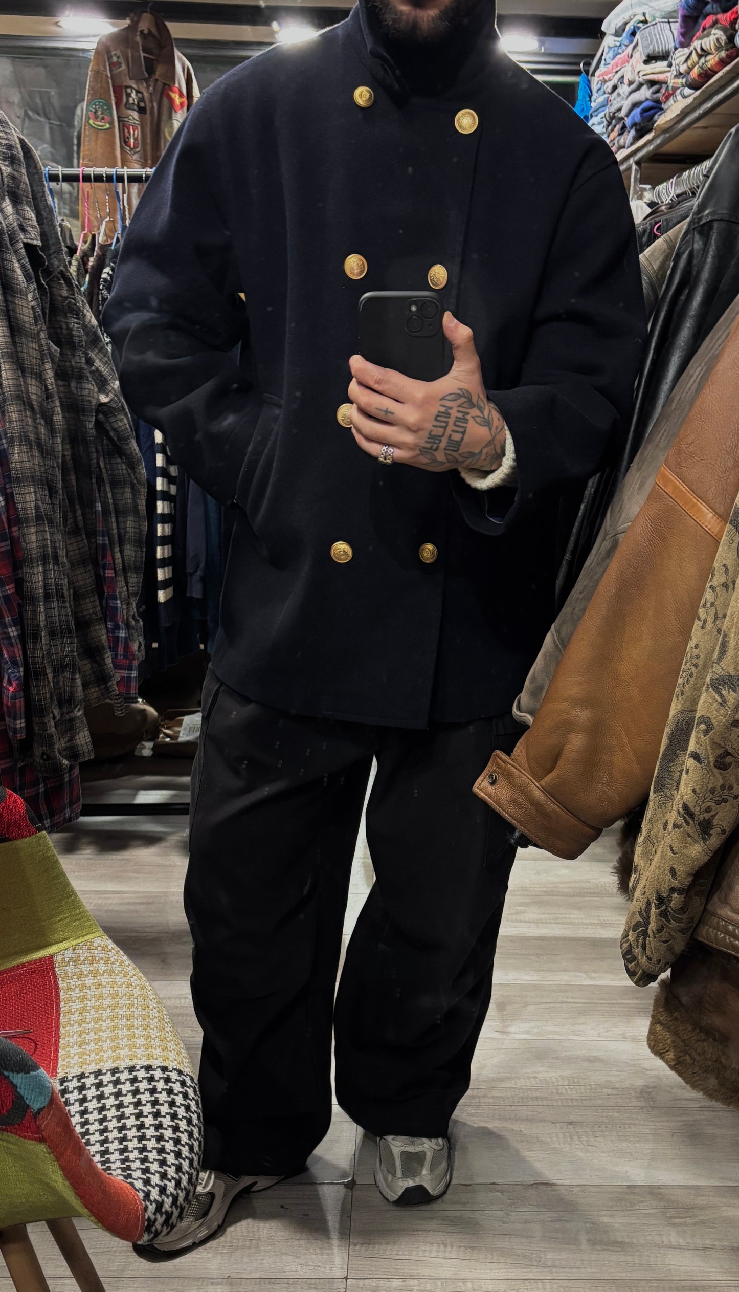 Peacoat marina inglese tg.48/50