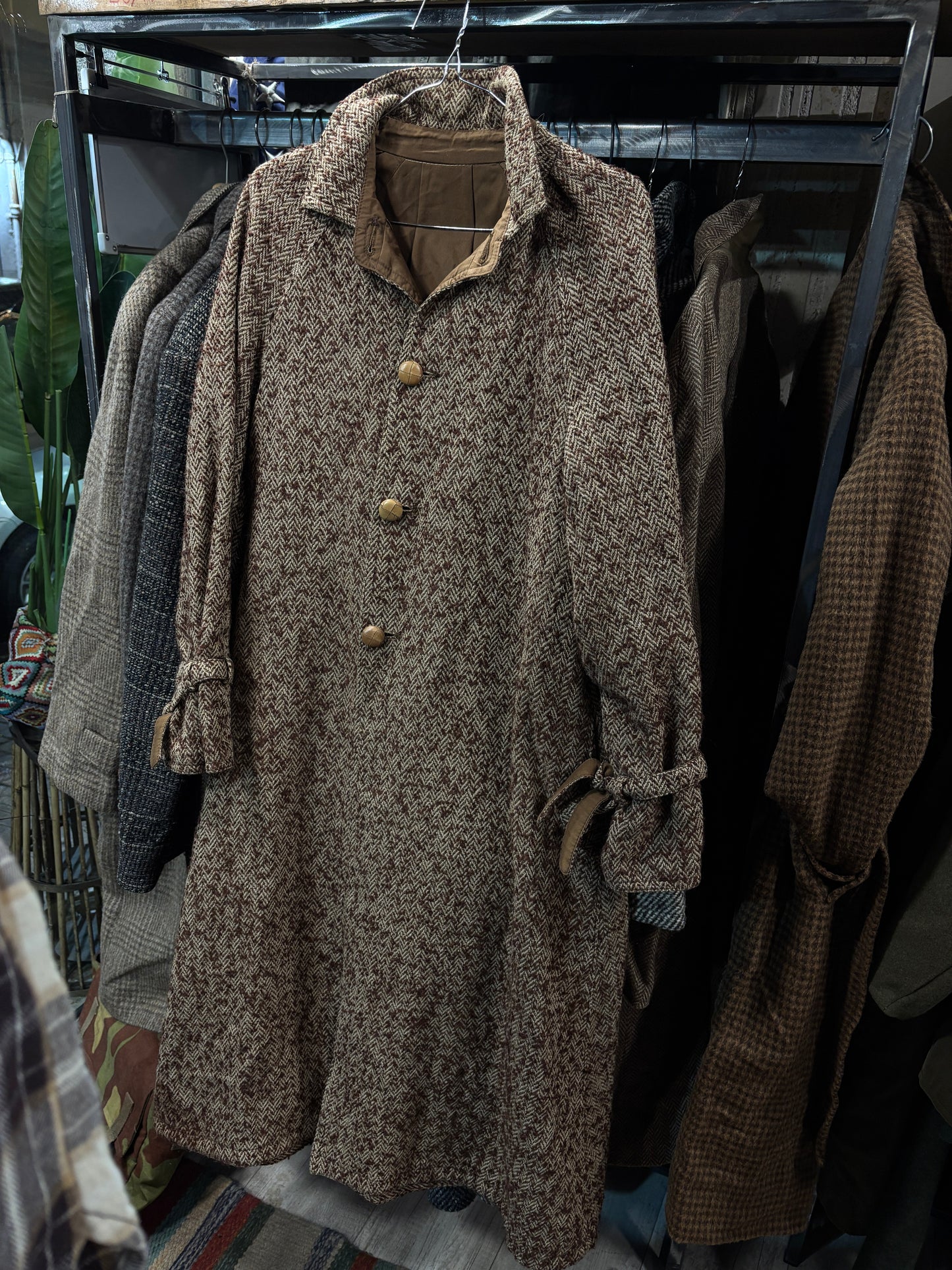 Cappotto spigato long tg.42/44