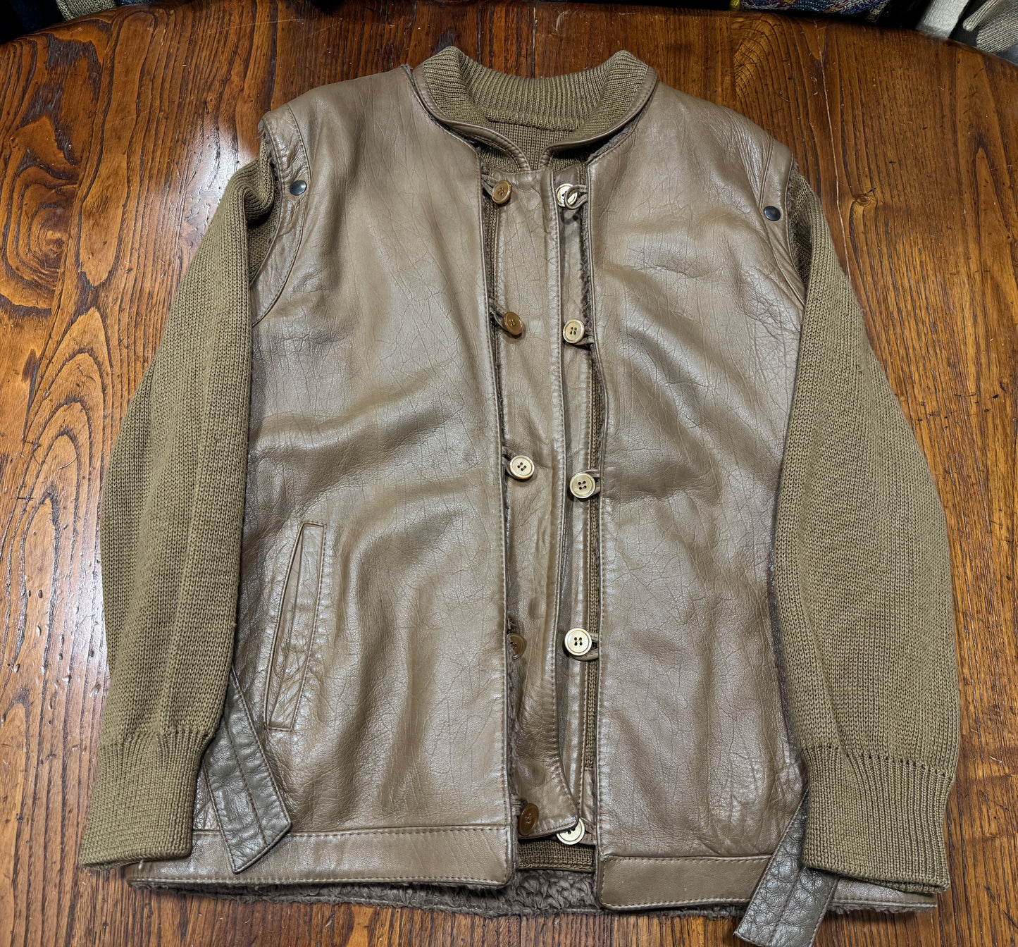 Giacca pelle tg. 42/44