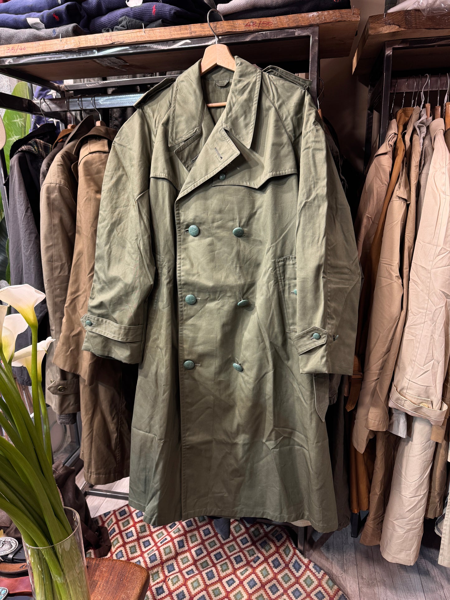 Trench military  tg. 50/52 cod 182